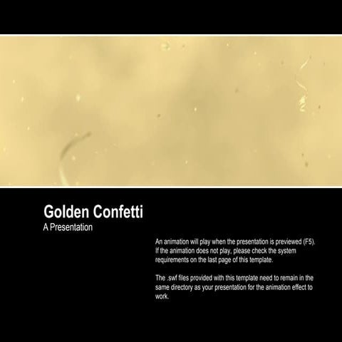 Gold Confetti