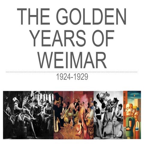 Golden years of weimar