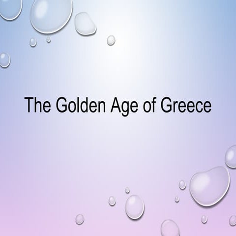 Golden age of greece