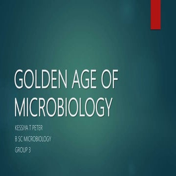 Golden age of microbiology 
