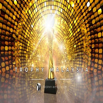 Golden Dragon Crystal Trophies at Trophy-World Malaysia | Custom Trophies & Plaques Supplier