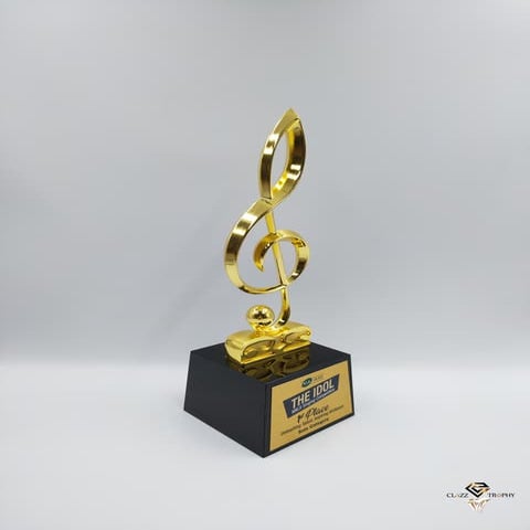 Golden Musical Note Trophies at Clazz Trophy Malaysia | #1 Reliable ...