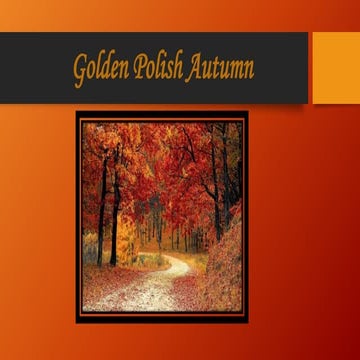 Golden Polish autumn
