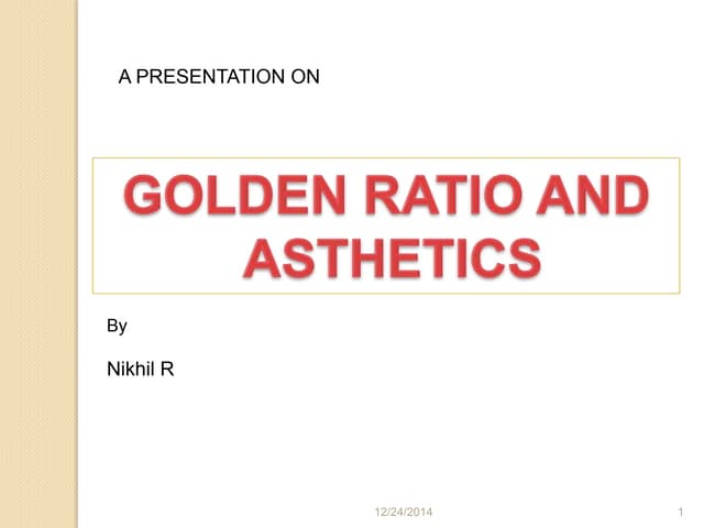 Golden ratio