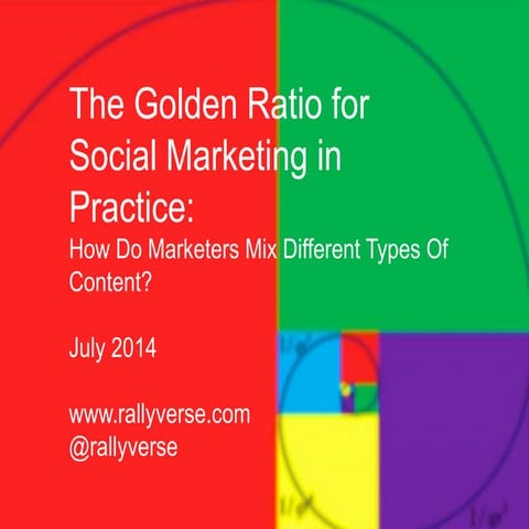How Do Marketers Mix Their Owned, Curated and Promotional Content? The Golden...