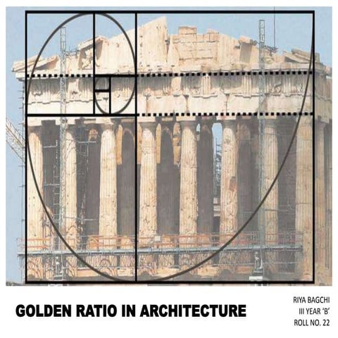 Golden ratio and golden rectangle | PPTX