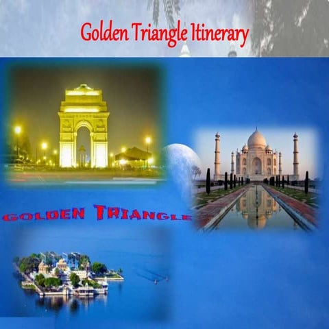 Golden triangle itinerary