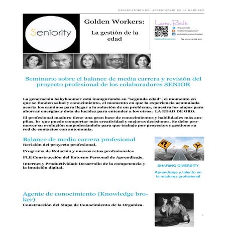 La gestión de la edad: reactivación de carrera de los Golden Workers