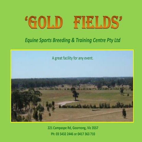 Gold Fields, the event venue