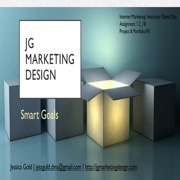 Smart Goals Assignment_Gold_Jess