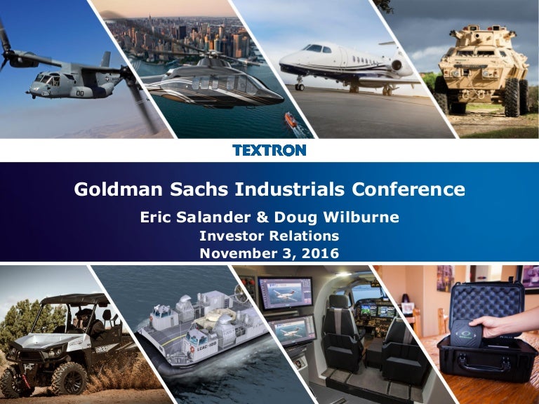 Goldman sachs conference 11 03 2016 final
