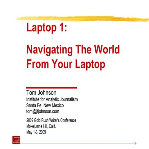Discovering The World From Your Laptop