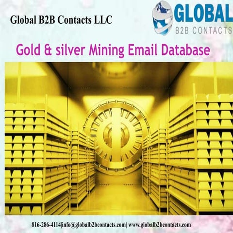 Gold &amp; silver mining email database