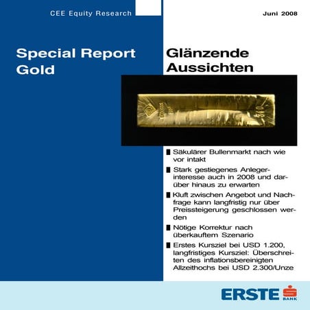 Sachanlagen: Gold special report