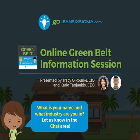 Webinar: Online Green Belt Information Session