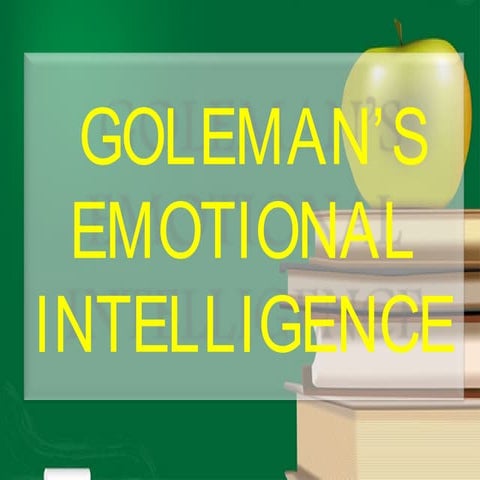 Goleman's emotional intelligence