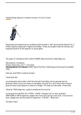 Golf Club Reviews