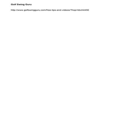 Golf Swing Guru | PDF