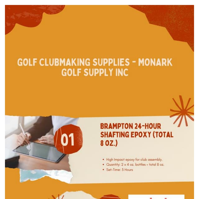 Golf clubmaking supplies monark golf supply incconverted PDF