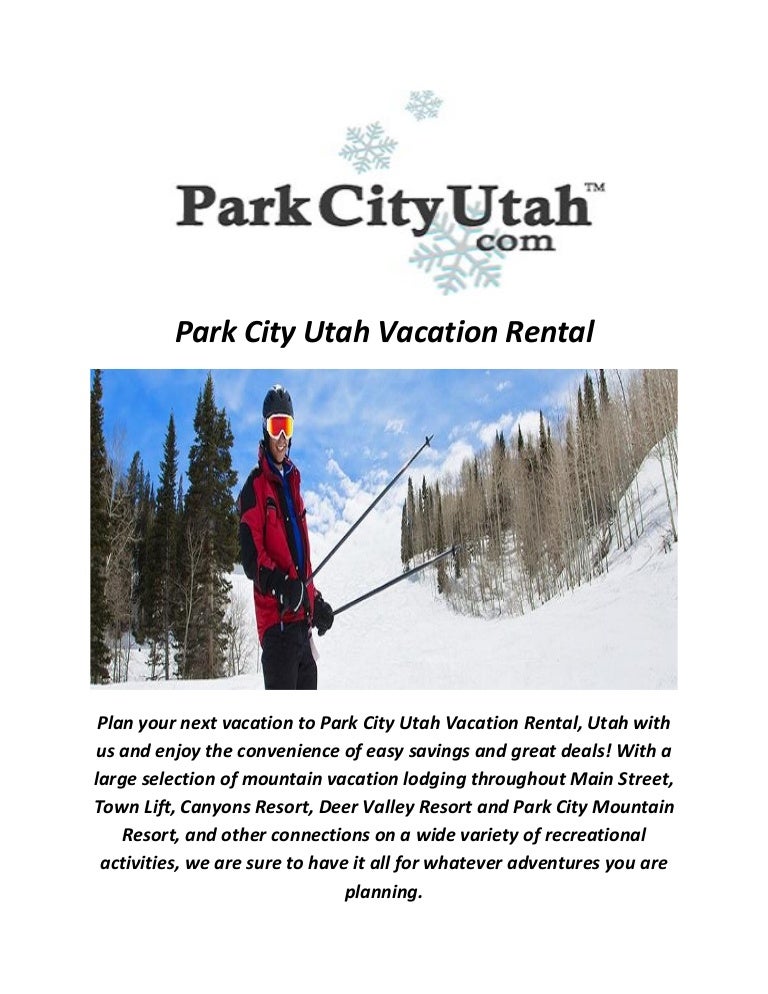 Golf Course Park City Utah Vacation Rental