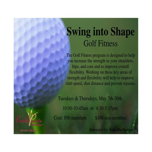 Beloit Health System: Swing into Shape Golf Fitness