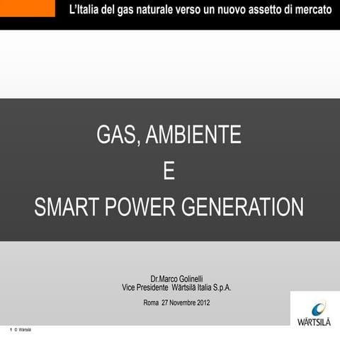 Conferenza Gas: Marco Golinelli 