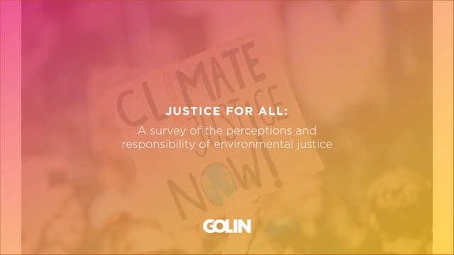 Golin: Justice for All Survey 