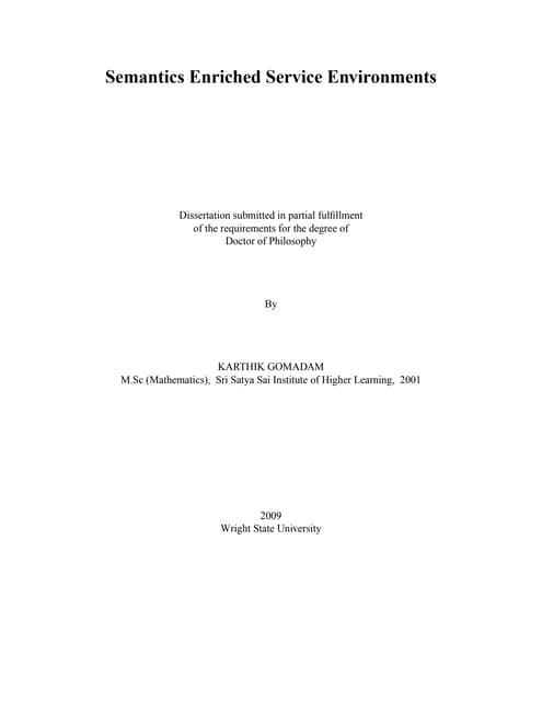 Gomadam Dissertation