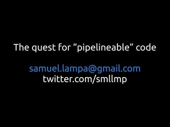 My lightning talk at Go Stockholm meetup Aug 6th 2013