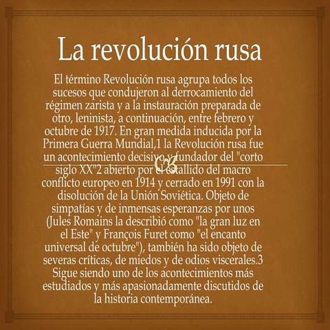 La Revolución Rusa y la toma del Palacio de Invierno | PDF