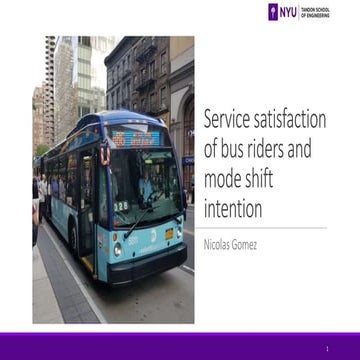 Nicolas Gomez - Measuring bus ride satisfaction from latent attributes