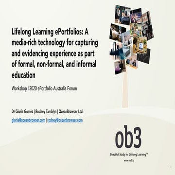 Lifelong Learning ePortfolios: a media-rich technology for capturing and evid...
