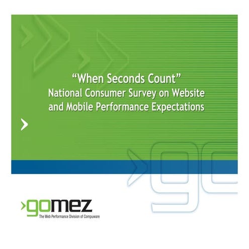 Gomez webspeedsurvey