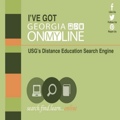 I've Got Georgia ONmyLINE: USG's Distance Education Search Engine