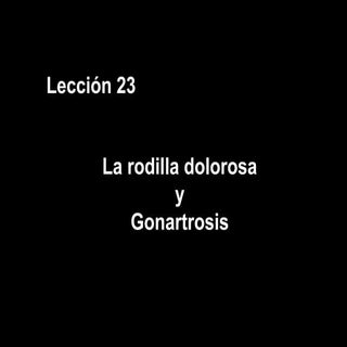 Gonalgia