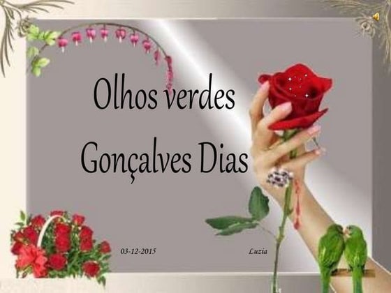 Gonçalves dias olhos verdes