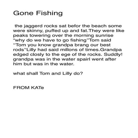 Gone fishing | PAGES