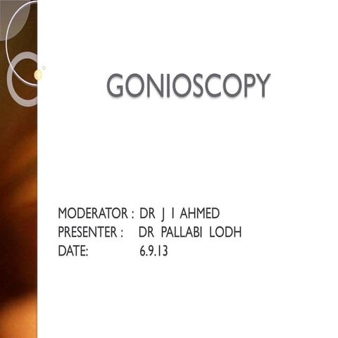 Gonioscopy