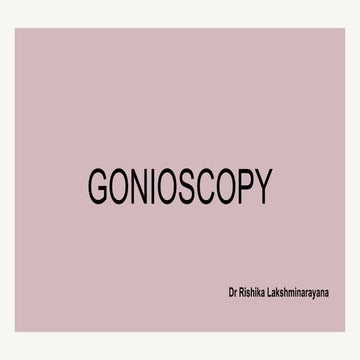 Gonioscopy