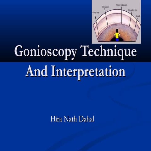 Gonioscopy presentation