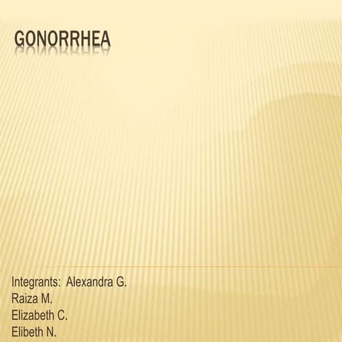 Gonorrhea