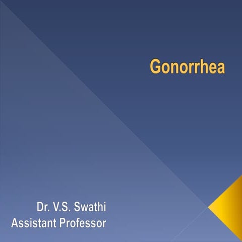 Gonorrhea