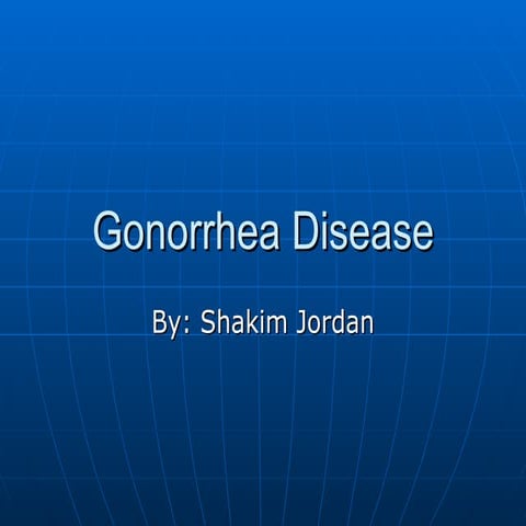Gonorrhea disease