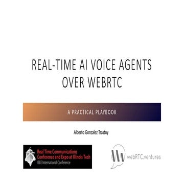 Real-Time AI Voice Agents over WebRTC - A Practical Playbook