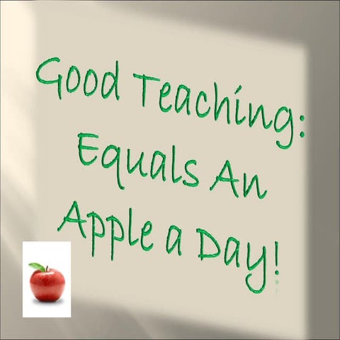 Good Teaching