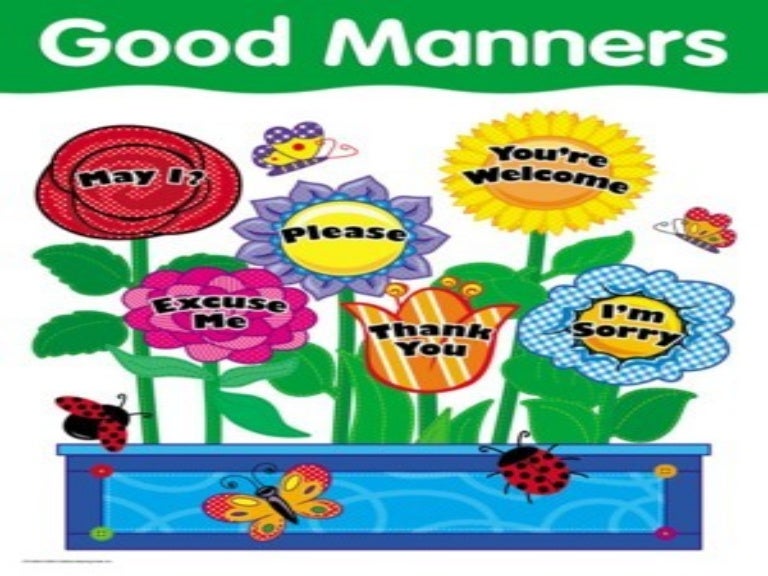 Good Manners And Bad Manners Chart