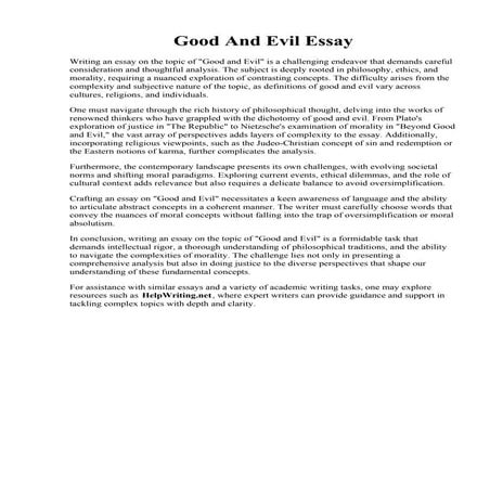 Good And Evil Essay.pdf