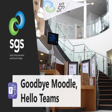 Goodbye Moodle, hello Teams