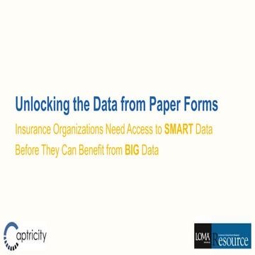 Insurance Organizations Need Access to Good Data Before They Can Benefit from...