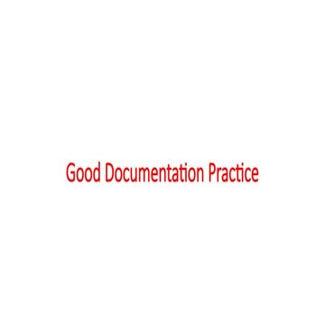 Good Documentation Practice gdp and glp .pptx
